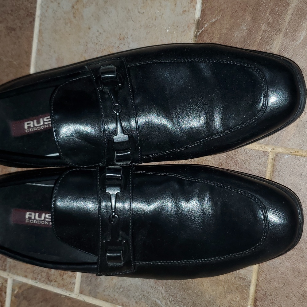 Men's Size Gordon Rush Black dress shoes